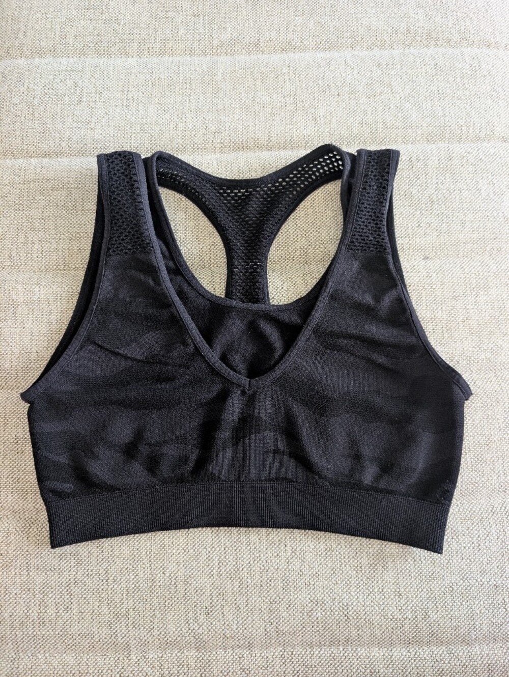 Fox Racing Black Camo Racerback Sports Bra | Size XS/S